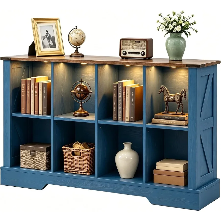 Bookshelf - منظم تخزين بـ 8 مكعبات، رف