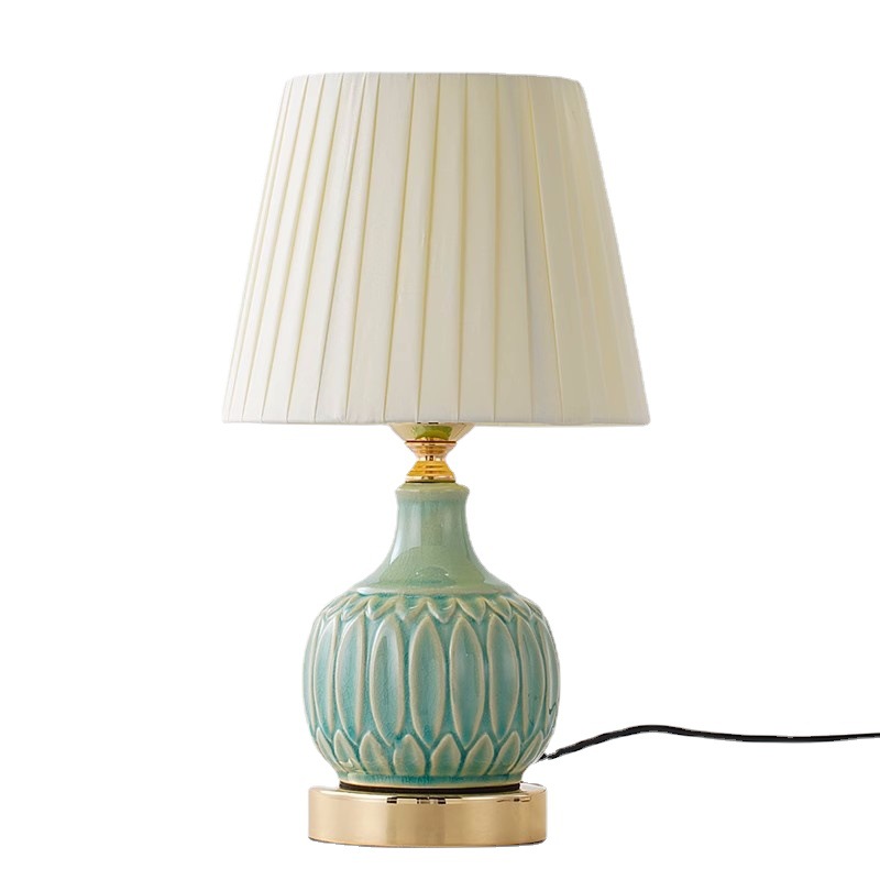 Desk Lamp - مصباح مكتب سيراميكي أمريكي من تاتش،