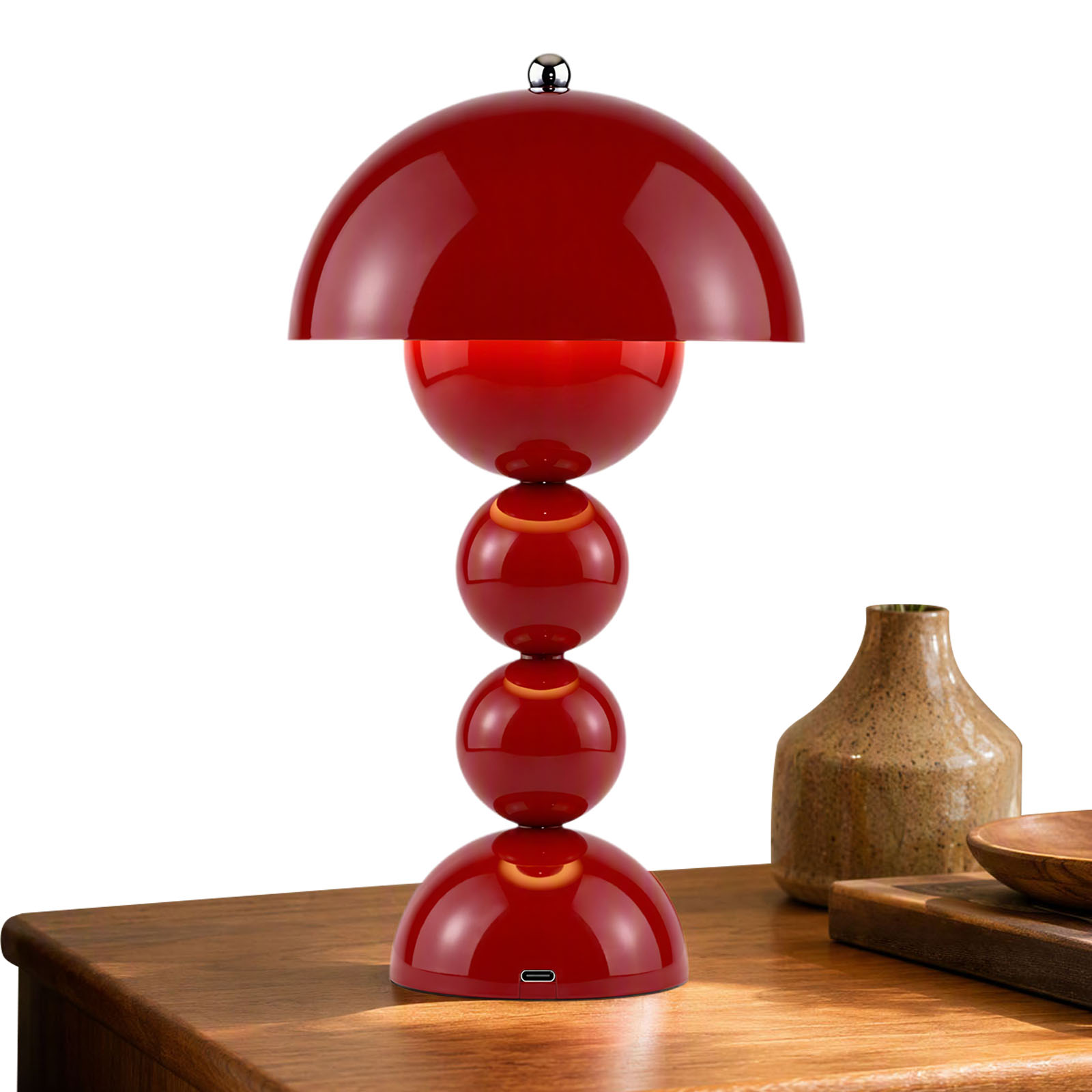 Desk Lamp - مصباح طاولة على شكل فطر وزهرة،
