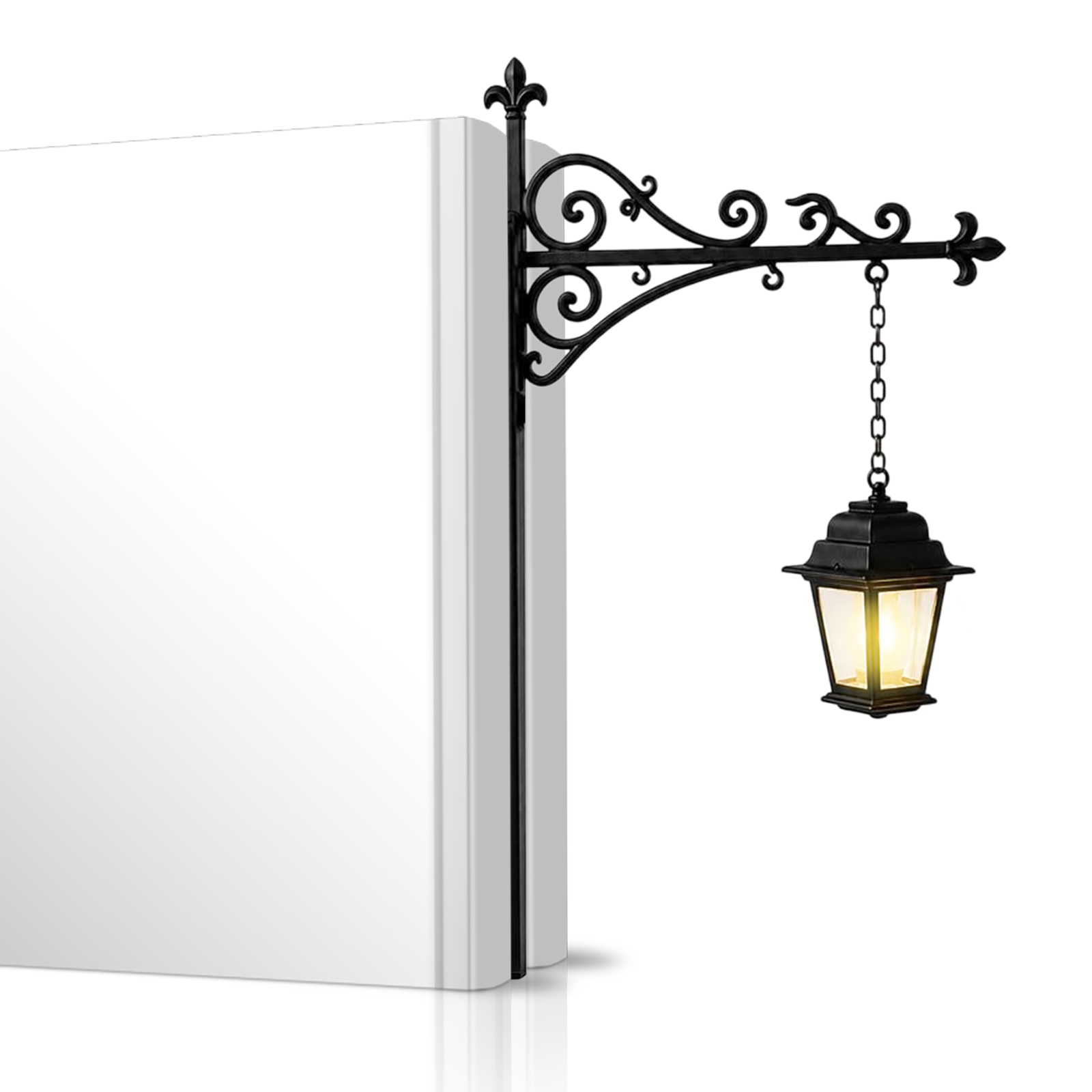 Bookshelf - زاوية قراءة حديدية مع إضاءة ليلية