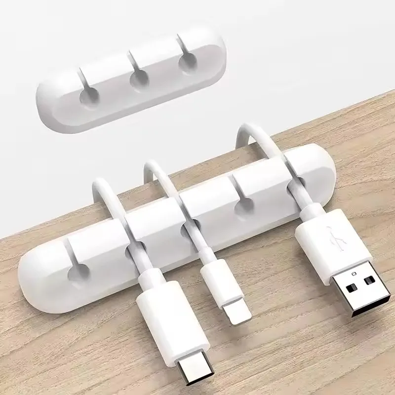 Desk Organizer - منظم كابلات USB من السيليكون، حامل