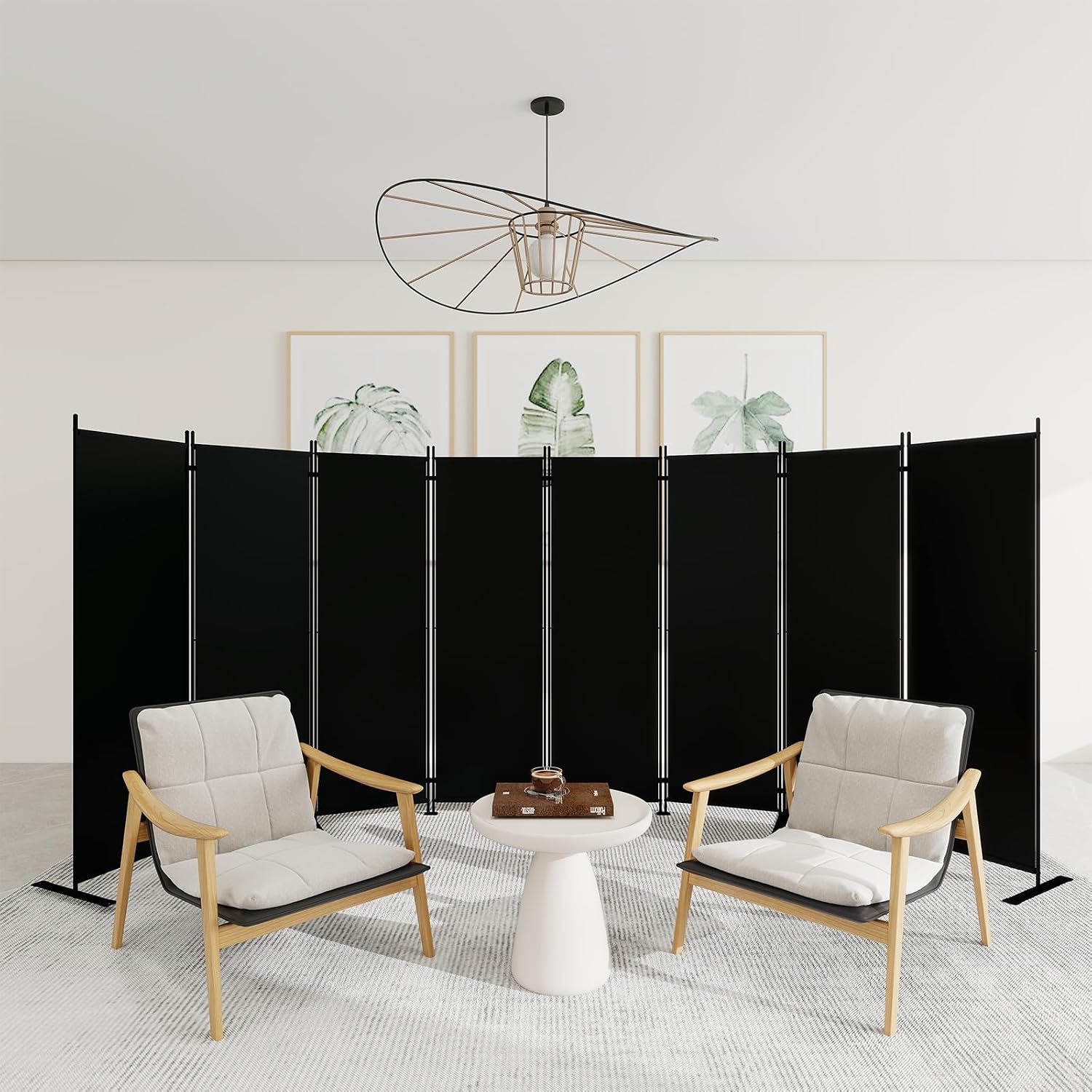 حاجز غرفة قابل للطي من 8 ألواح - مراجعة Partition Screen Divider وسعره
