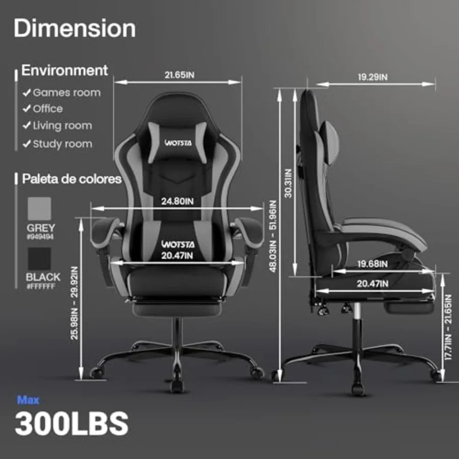 كرسي مكتب مريح للألعاب مع مسند - مراجعة Office Chair وسعره