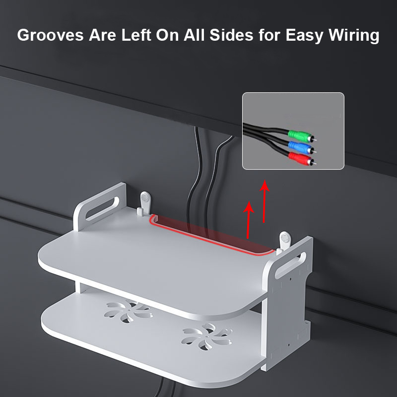 رف منظم كابلات الراوتر مثبت عل - مراجعة Desk Organizer وسعره