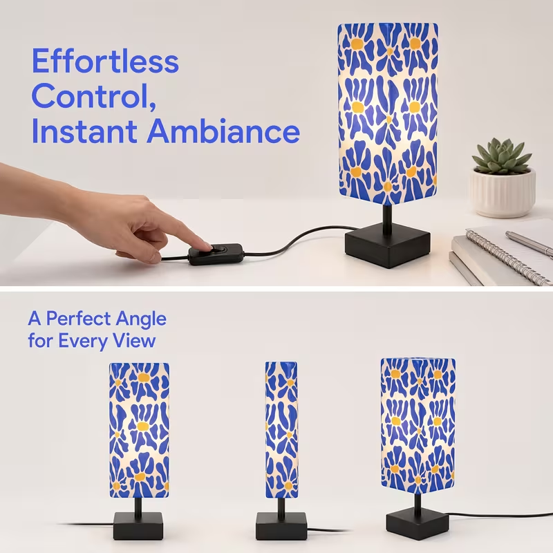 مصباح طاولة عصري بتصميم زهري م - مراجعة Desk Lamp وسعره