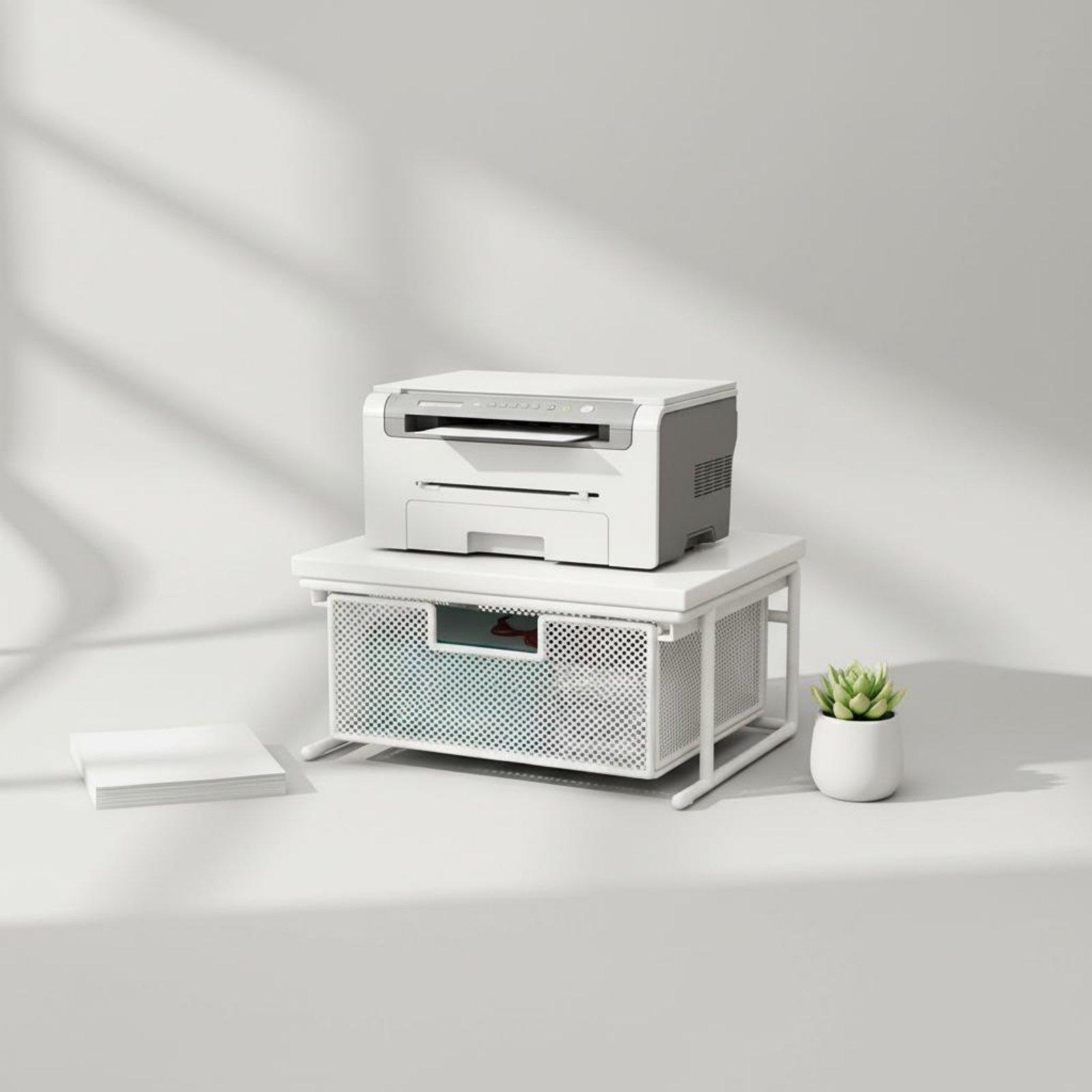 حامل طابعة مع درج تخزين لتوفير - مراجعة Printer Stand وسعره