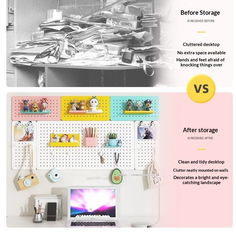 منظم جداري معدني بفتحات تثبيت  - مراجعة Desk Organizer وسعره