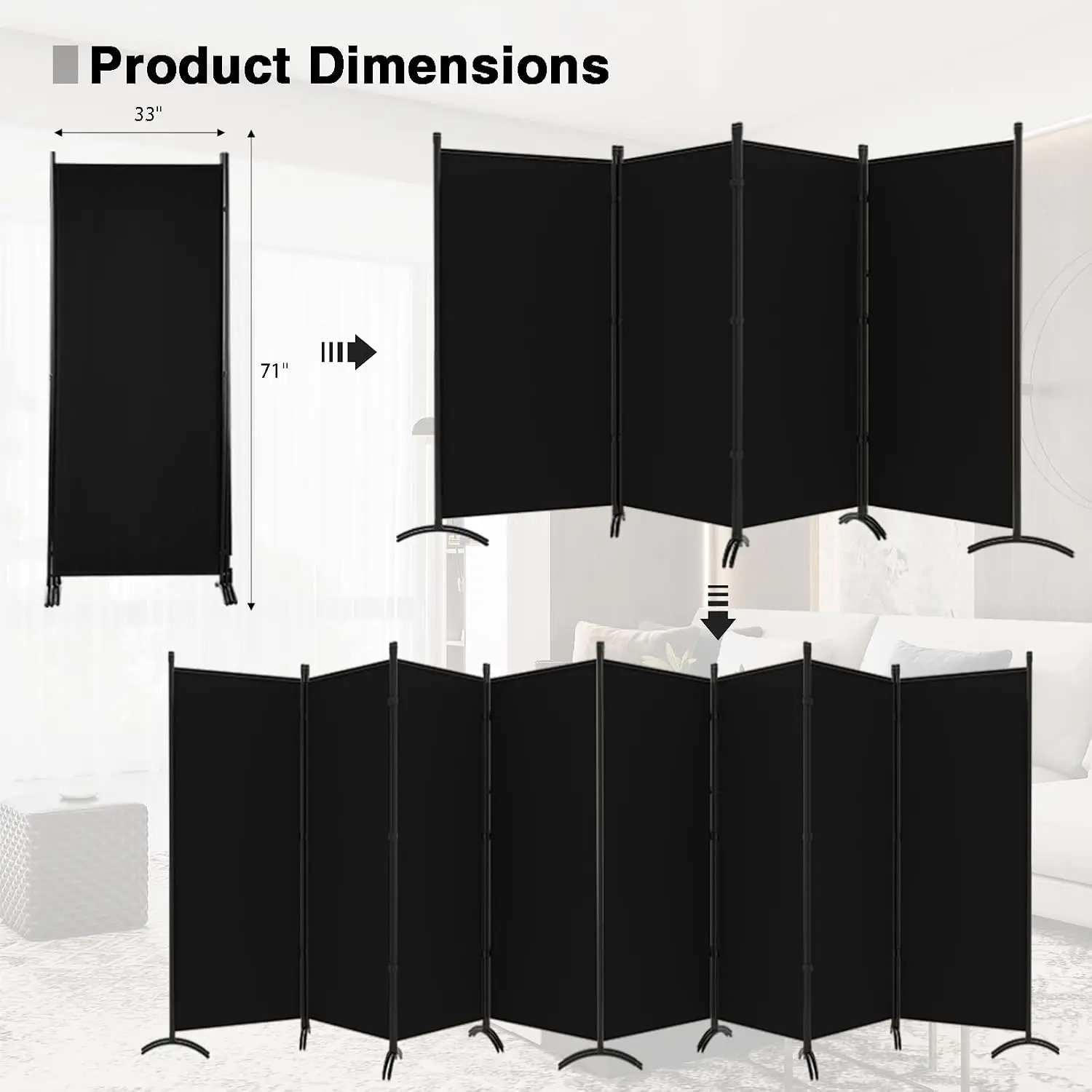فاصل الغرف - شاشات خصوصية قابل - مراجعة Partition Screen Divider وسعره
