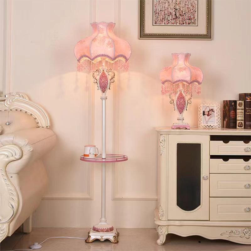 مصباح طاولة أوروبي وردي فاخر ل - مراجعة Desk Lamp وسعره
