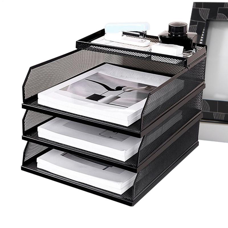 صواني مكتب شبكة معدنية قابلة ل - مراجعة Desk Organizer وسعره